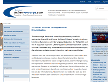 Tablet Screenshot of krisenvorsorge.com